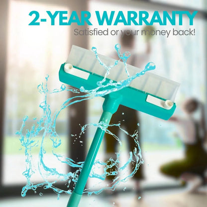 Streak-Free Window Squeegee with Flexible Silicone Blade