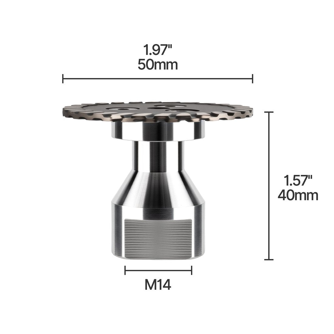 Precision Diamond Grinding Disc 90 mm with M14 Connection