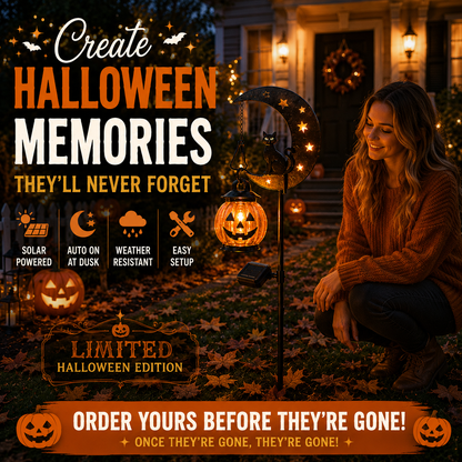 Pumpkin Garden Stake for Spooky Outdoor Atmosphere