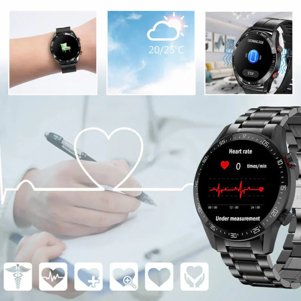 Multifunctional Smartwatch with Extended Battery Life