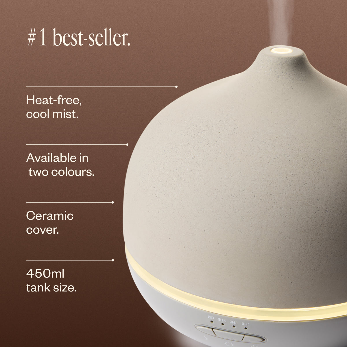 EcoMist Aromatherapy Diffuser | Silent Oil Diffuser