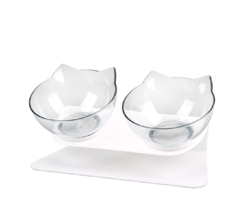 Cat Bowl for Orthopedic Support and Anti-Vomiting Design
