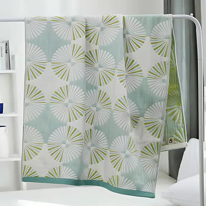 Floral Elegance Cotton Bath Towel for Luxurious Comfort