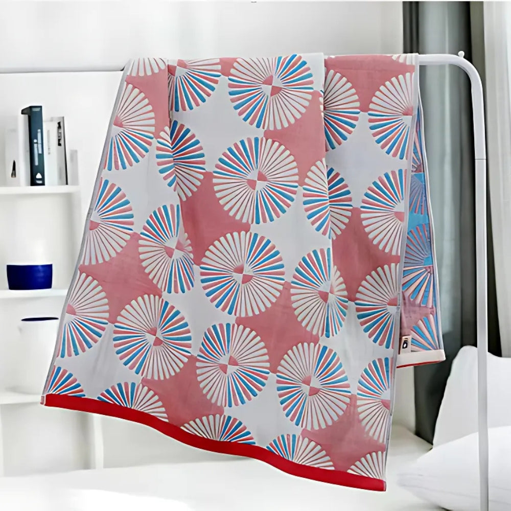 Floral Elegance Cotton Bath Towel for Luxurious Comfort