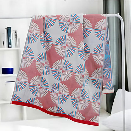 Floral Elegance Cotton Bath Towel for Luxurious Comfort