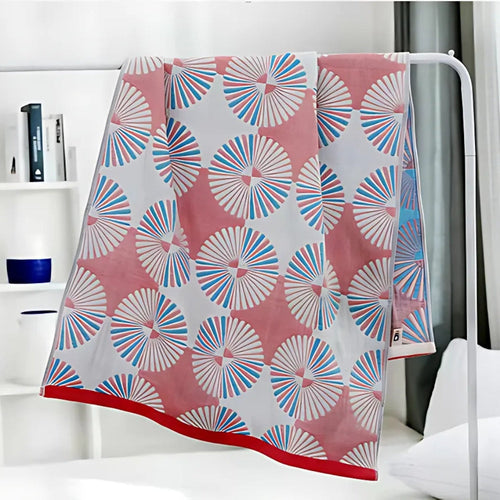 Floral Elegance Cotton Bath Towel for Luxurious Comfort