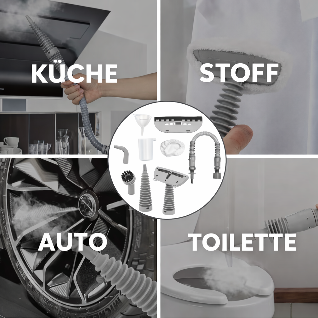 EcoSteam Pro: Chemical-Free High-Pressure Cleaner