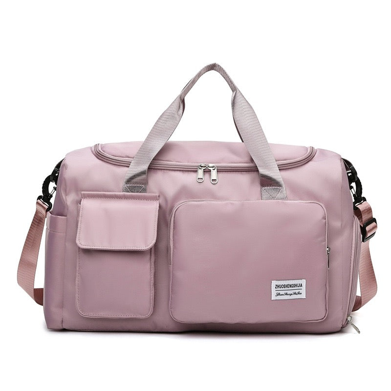Sport Duffle Bag with Multiple Compartments and Shoe Section