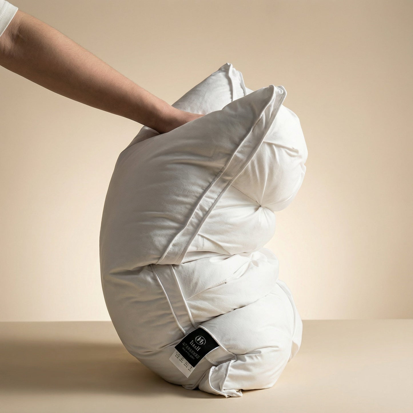 Luxurious Down Pillow | Soft Support for Restful Sleep | Breathable Cotton Cover
