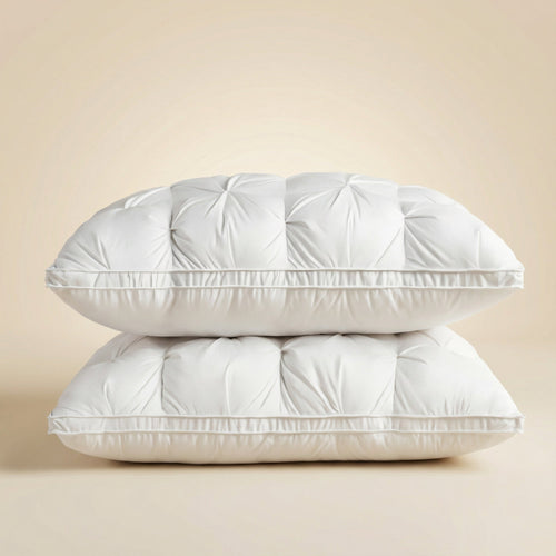 Luxurious Down Pillow | Soft Support for Restful Sleep | Breathable Cotton Cover