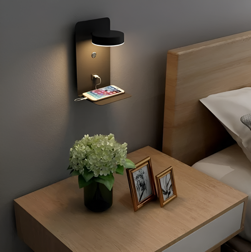 Minimalist USB Rechargeable Night Light by DazzleShelf