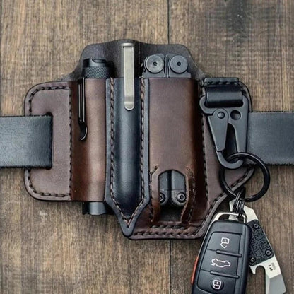 Leather Belt Sleeve for Tactical Field Use – Multifunctional Protection