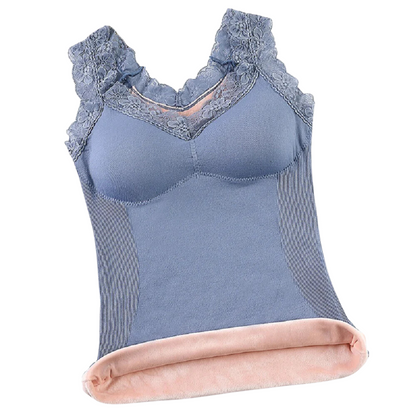 Cozy Thermal Sleeveless Top for Cold Weather