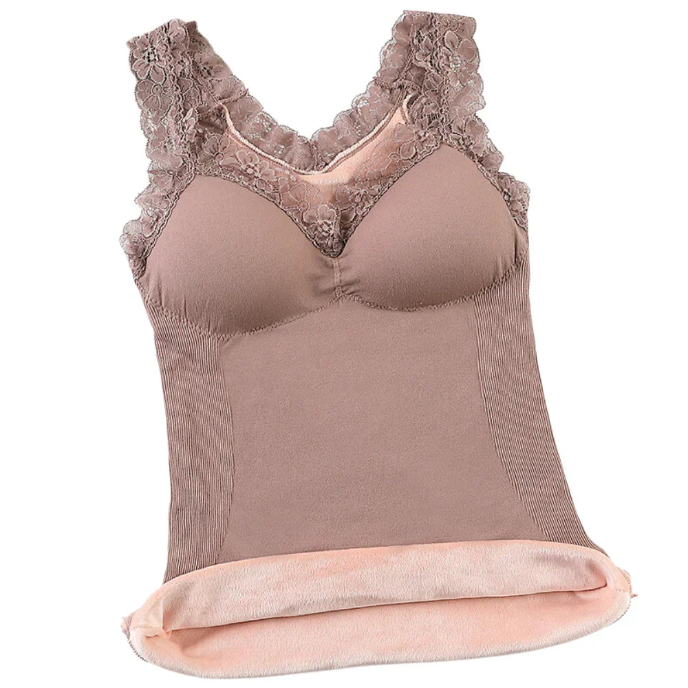 Cozy Thermal Sleeveless Top for Cold Weather