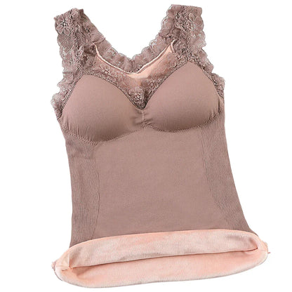 Cozy Thermal Sleeveless Top for Cold Weather