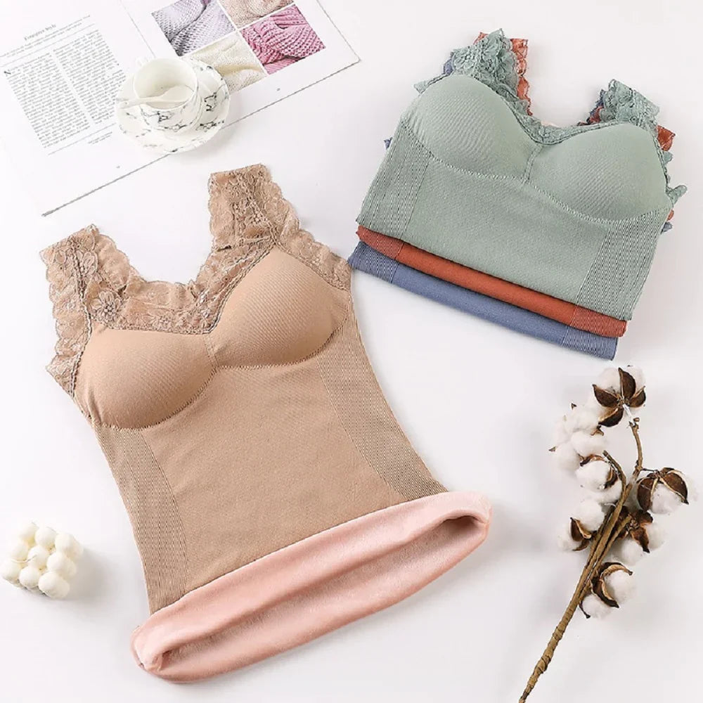 Cozy Thermal Sleeveless Top for Cold Weather