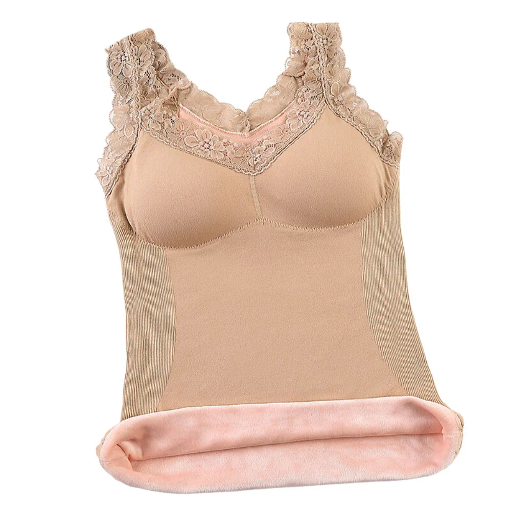 Cozy Thermal Sleeveless Top for Cold Weather