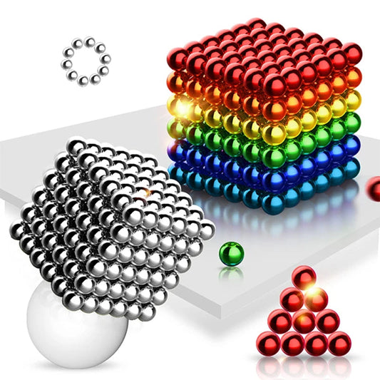 Magnetic Ball Puzzle with Decompression Rubik's Cube Design