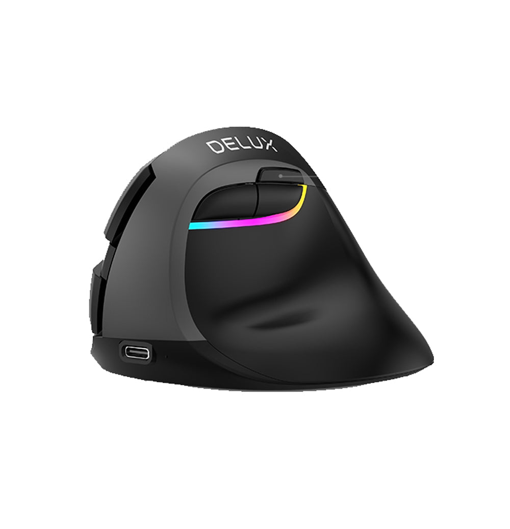 Ergonomic Vertical Wireless Mouse for Right and Left Hands