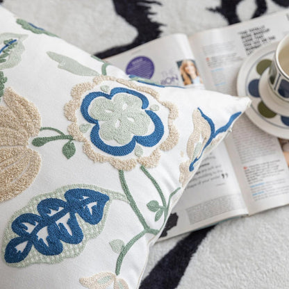 Rustic Blossom Decorative Cushion Cover