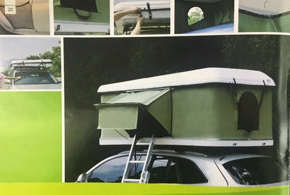 Car Roof Tent with Rigid Shell Design