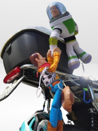 Plush Car Hanging Toy featuring Woody and Buzz Characters