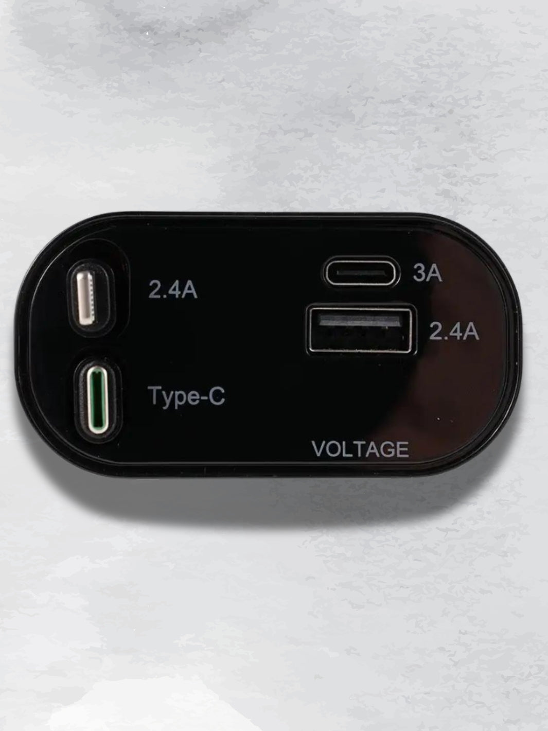 Retractable Car Charger with 4 Ports for Fast Charging