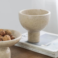 Chalice-Style Marble Tray