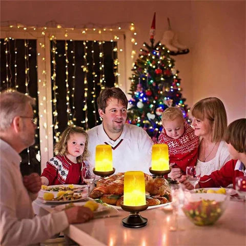 LED Lamp with Flickering Flame Effect for a Cozy Atmosphere