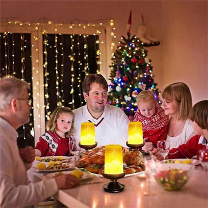 LED Lamp with Flickering Flame Effect for a Cozy Atmosphere
