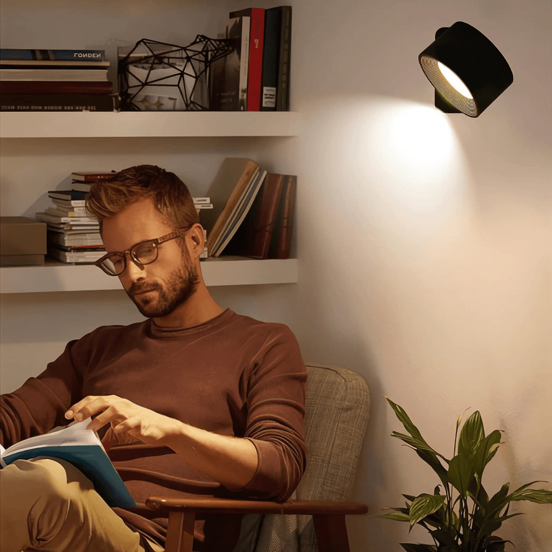 Rechargeable Wireless Wall Light – Versatile 360° LED Illumination