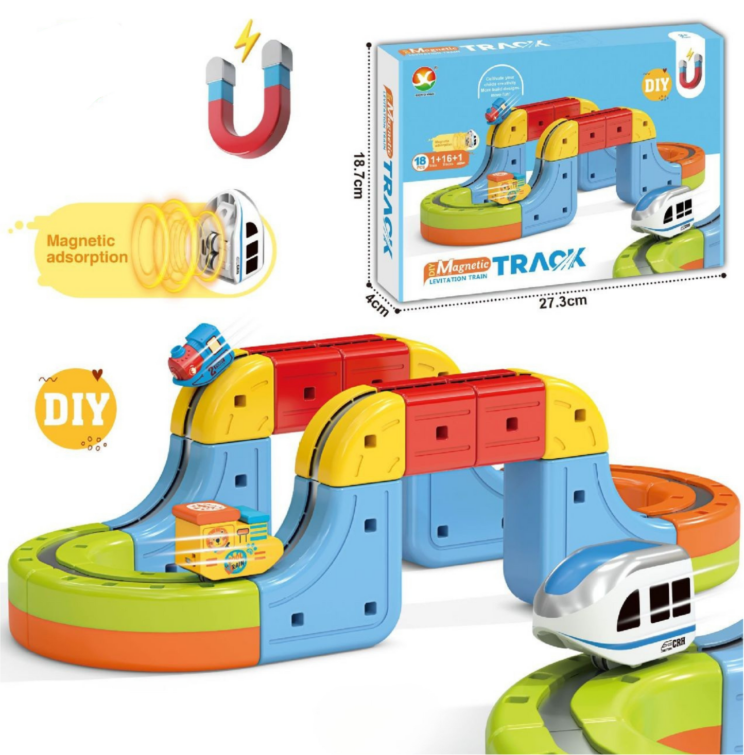 Magnetic Cube Cleaning Set for Children’s Toy