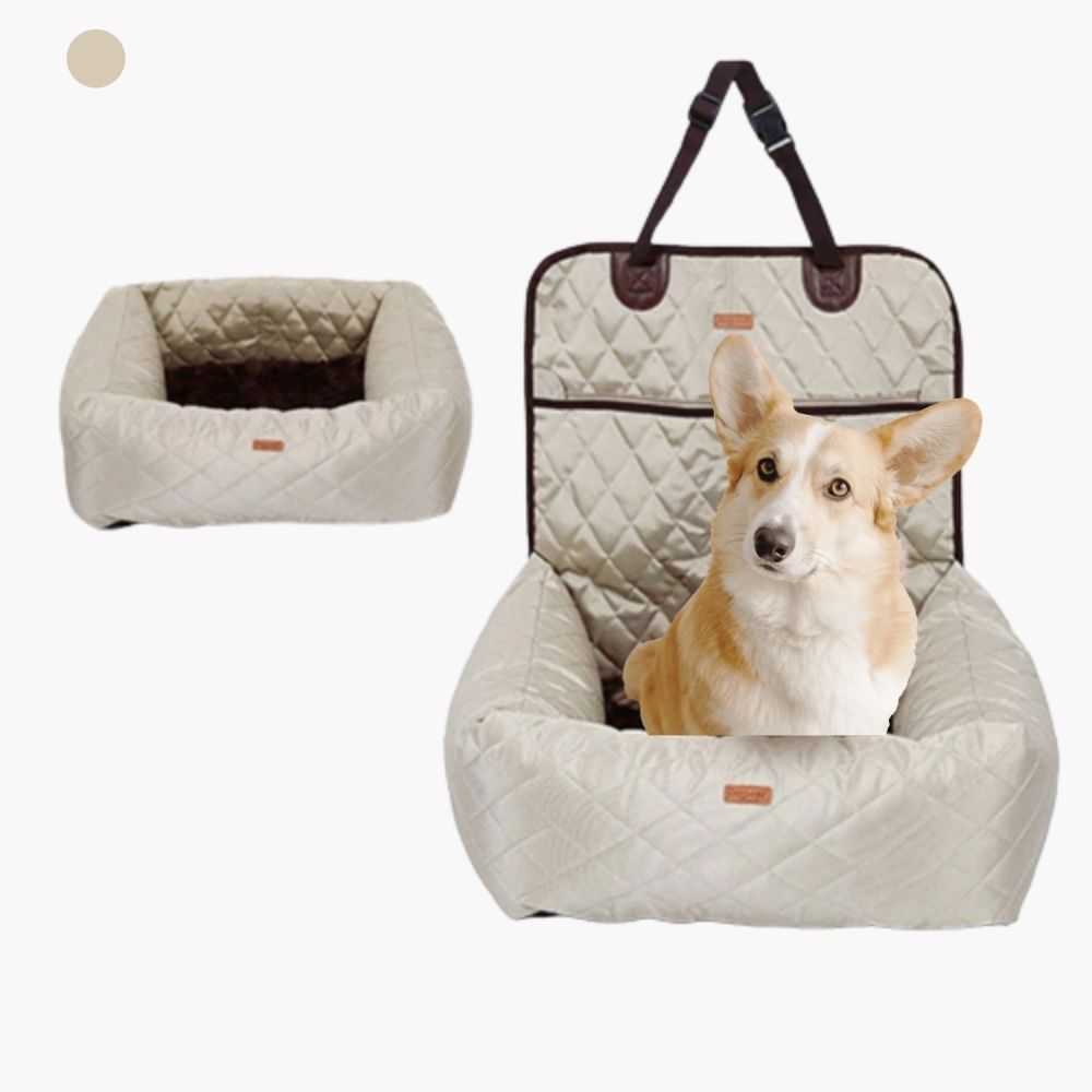 Comfortable Canine Car Seat & Bed for Safe Travels