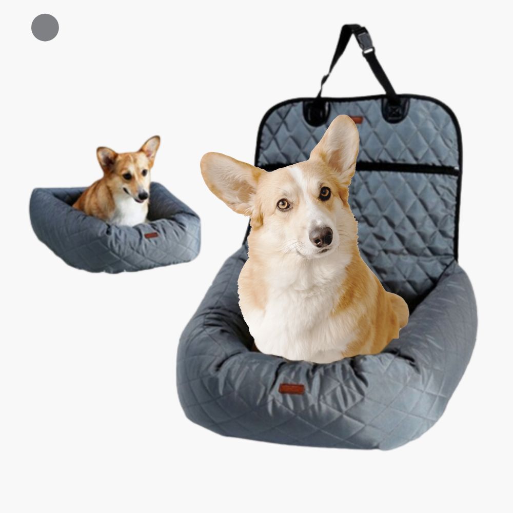 Comfortable Canine Car Seat & Bed for Safe Travels