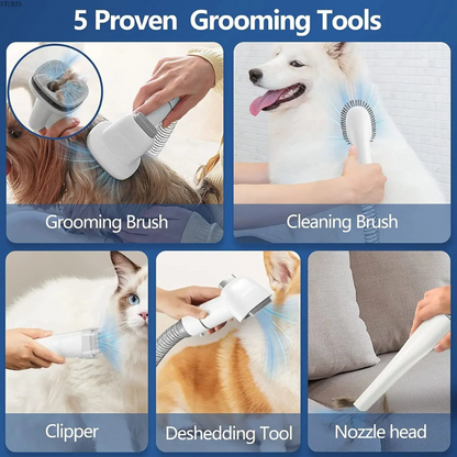 Pet Grooming Vacuum Set for a Tranquil Experience