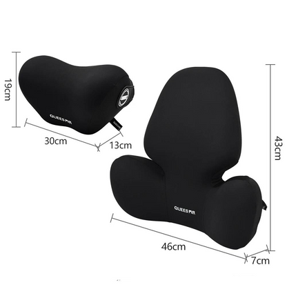 Adjustable Headrest Lumbar Support Cushion for Cars
