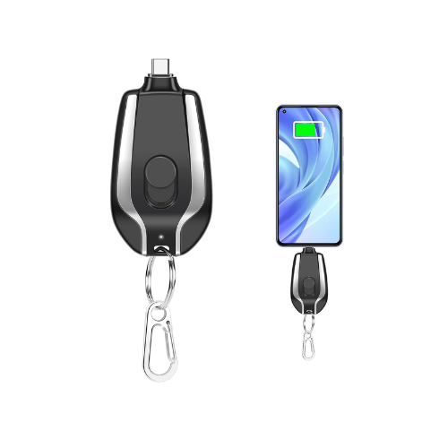 On-the-Go Power Hub with Keyring Attachment
