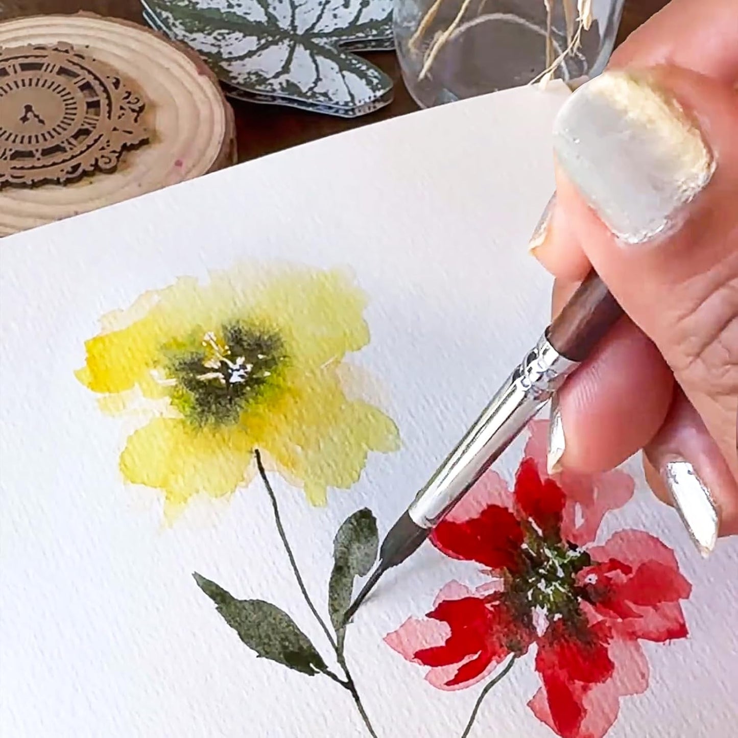Precision Paintbrush Set | Fine Lines & Details | ArtisanGrip