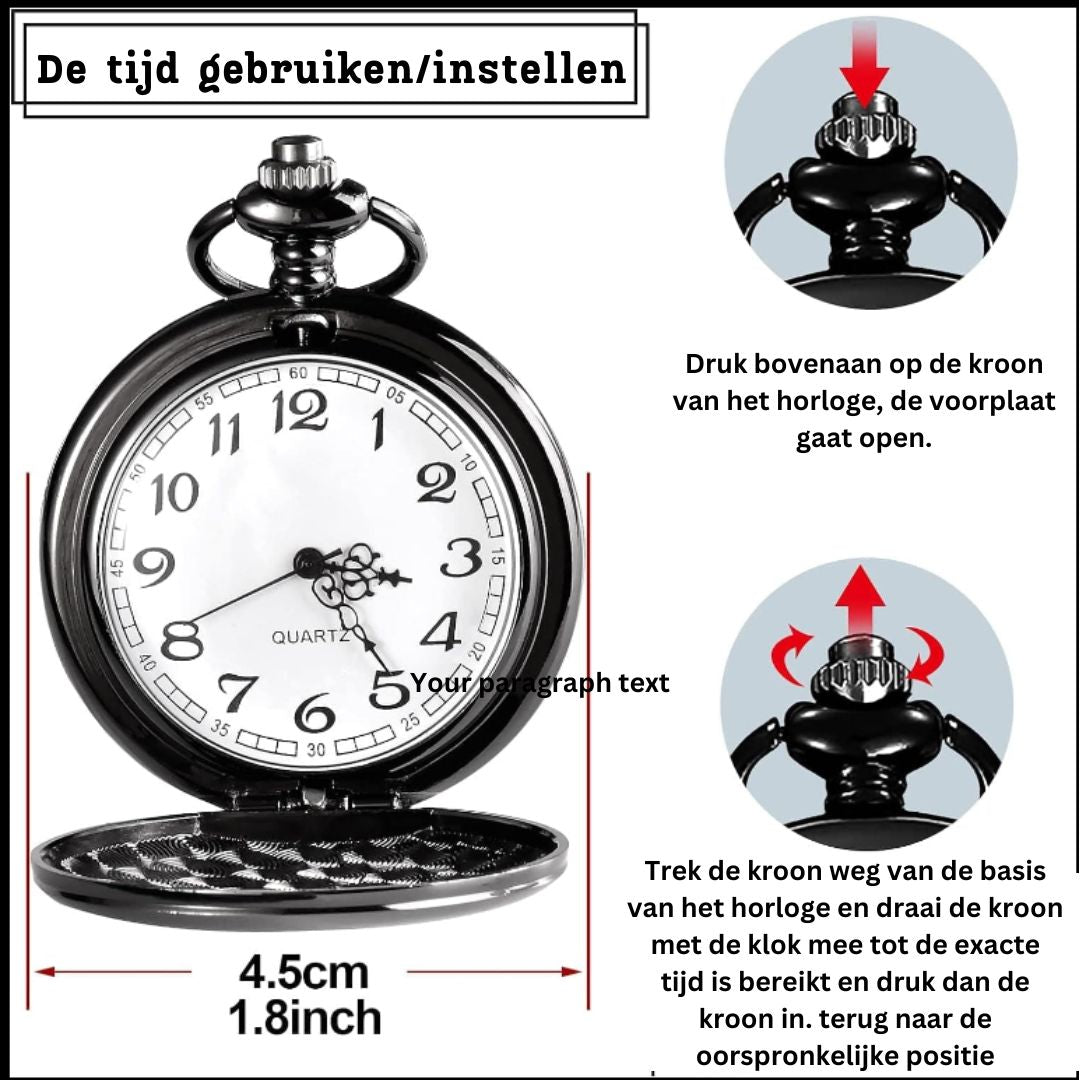 Father's Day Pocket Watch - Classic Design
