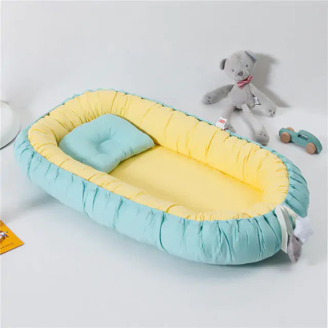 Portable Cotton Baby Nest for Safe and Cozy Relaxation