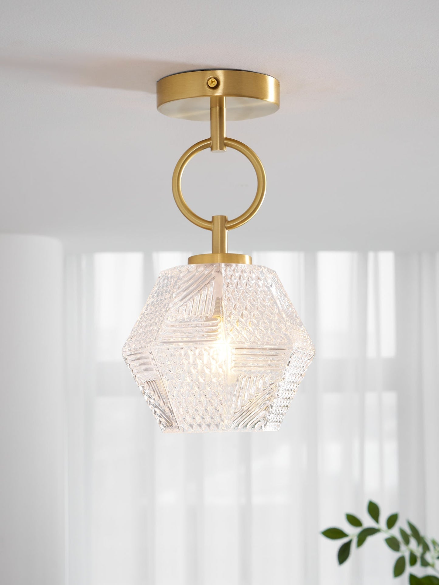 Diamond Ceiling Fixture