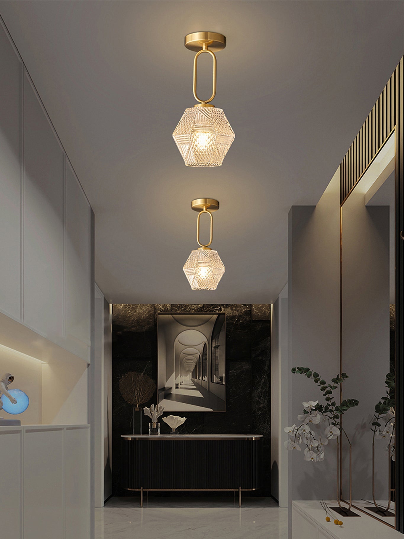Diamond Ceiling Fixture