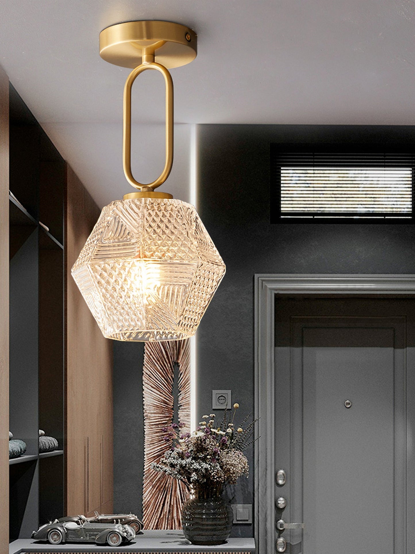 Diamond Ceiling Fixture