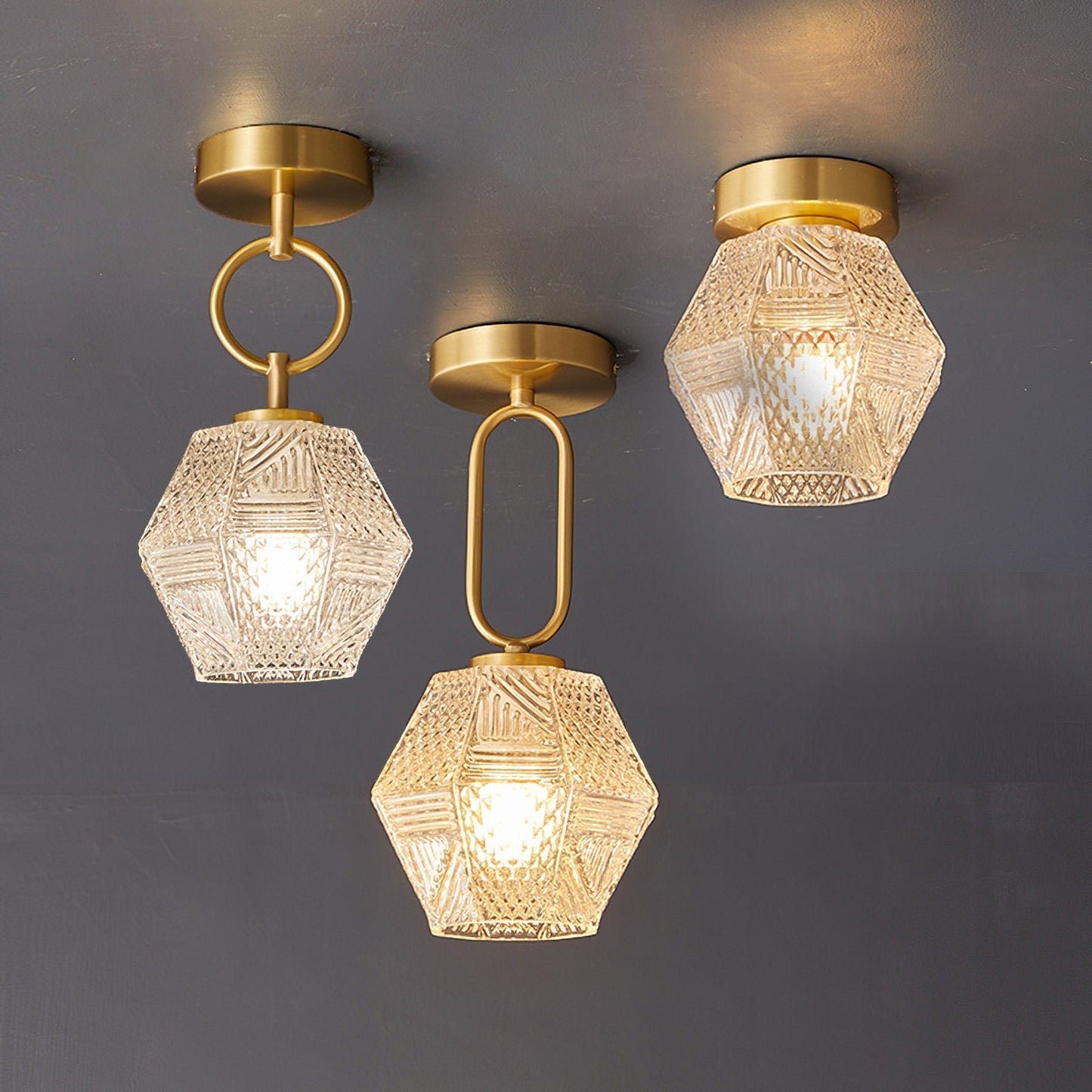 Diamond Ceiling Fixture