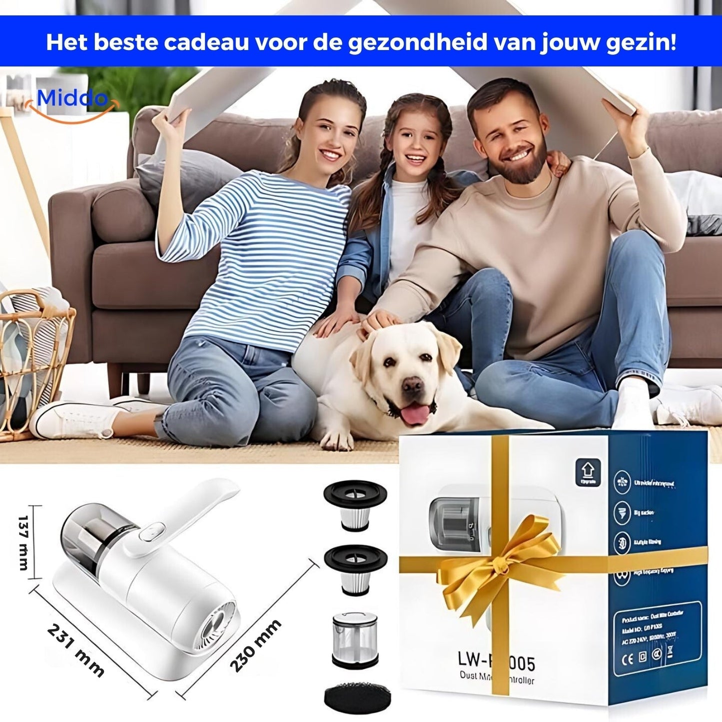 Allergy Vacuum Cleaner for Mattresses | Deep Cleaning Against Dust Mites and Allergens