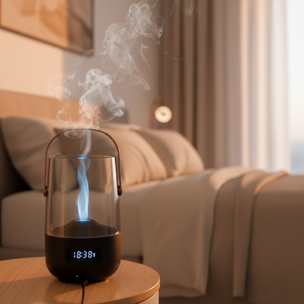 Retro Electric Essential Oil Diffuser for Aromatherapy