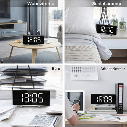 Sleek LED Alarm Clock with Auto-Dim Functionality