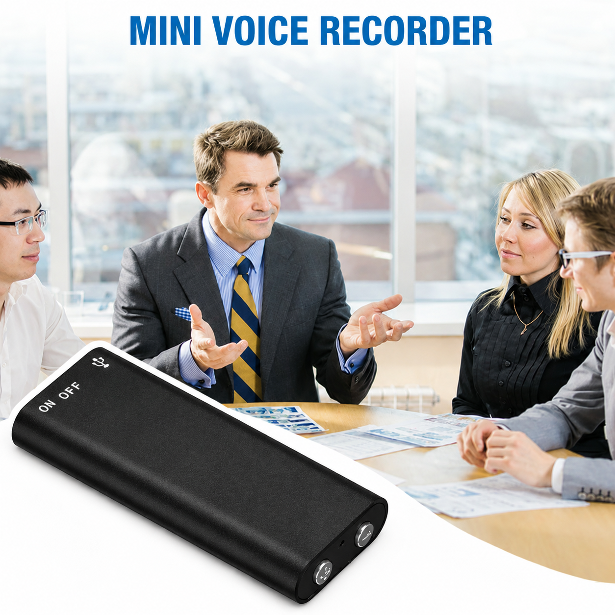 Compact Voice Recorder | Effortless Audio Capture | SoundScribe