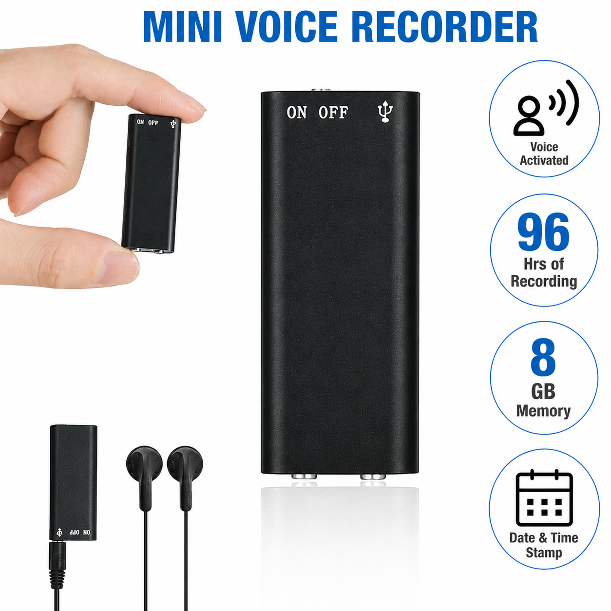 Compact Voice Recorder | Effortless Audio Capture | SoundScribe