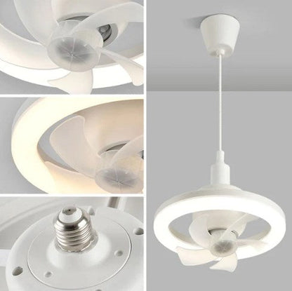 Sleek Integrated Ceiling Fan with LED Lighting